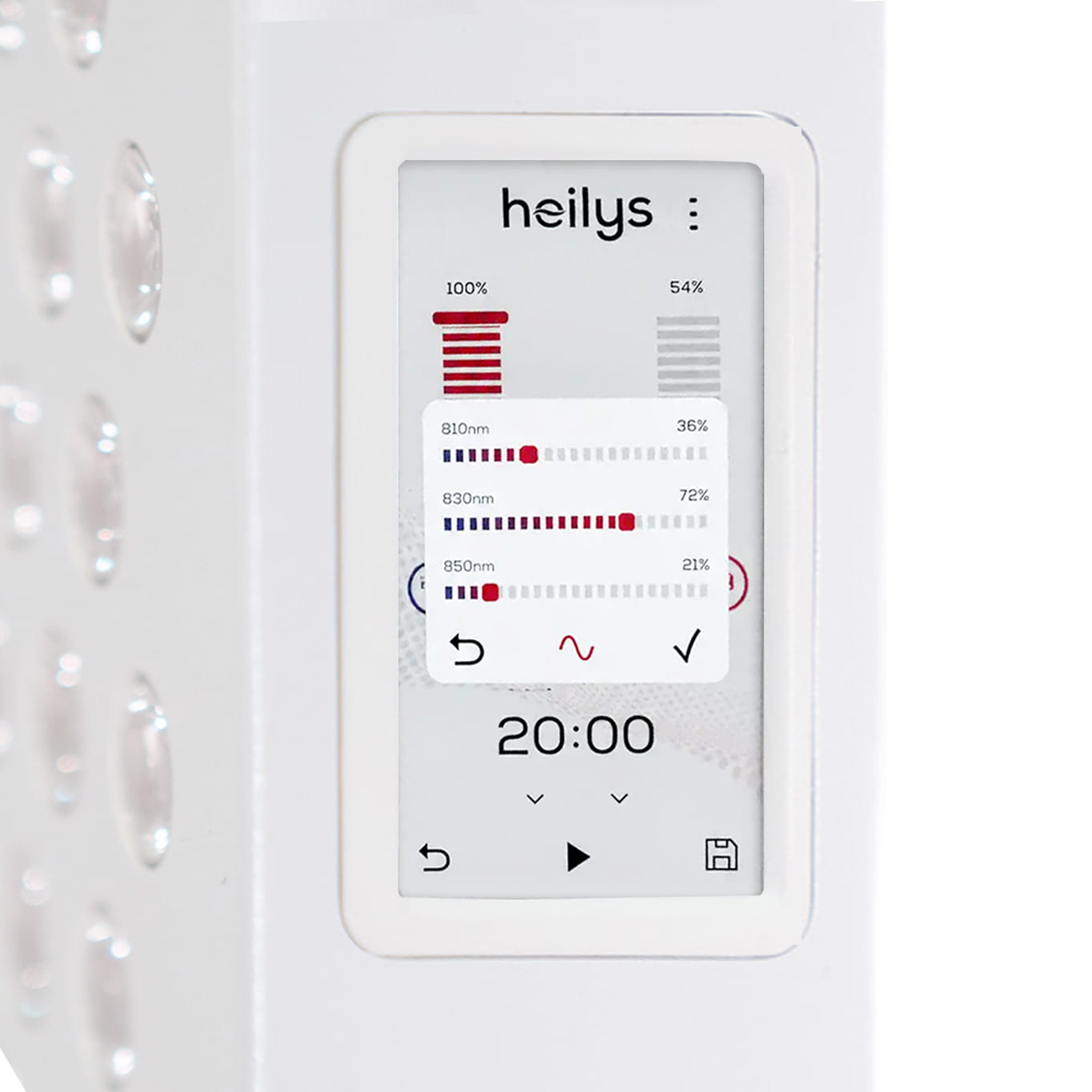 Individually dimmable