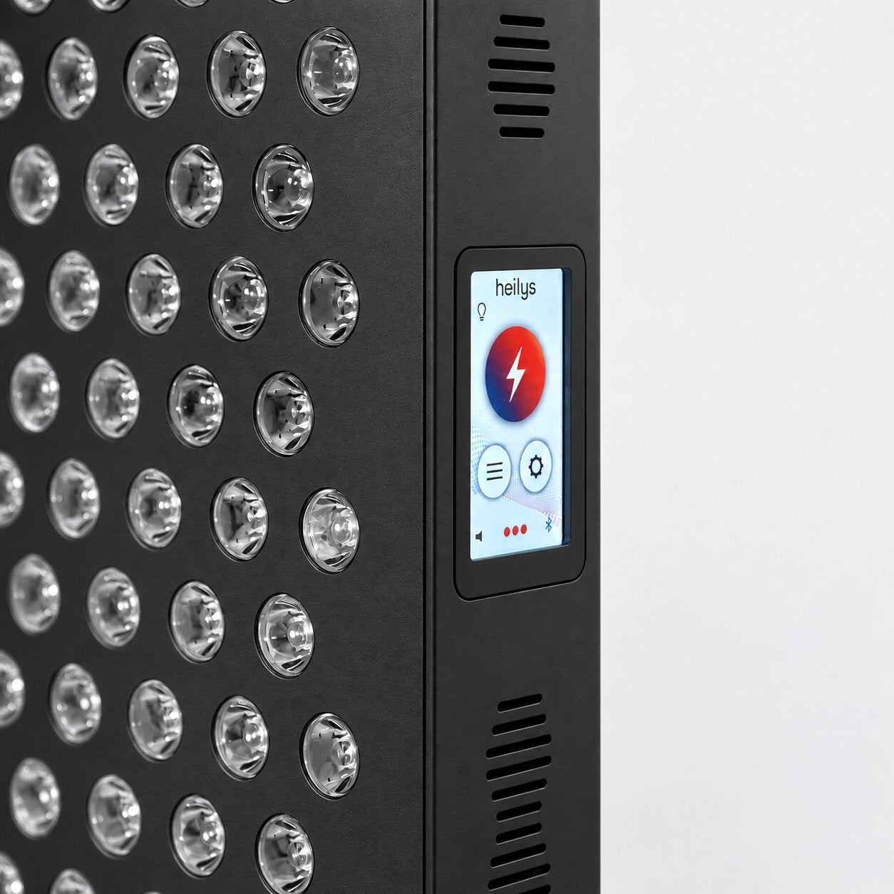 heilys® Gen300 Rotlicht-Panel in Schwarz